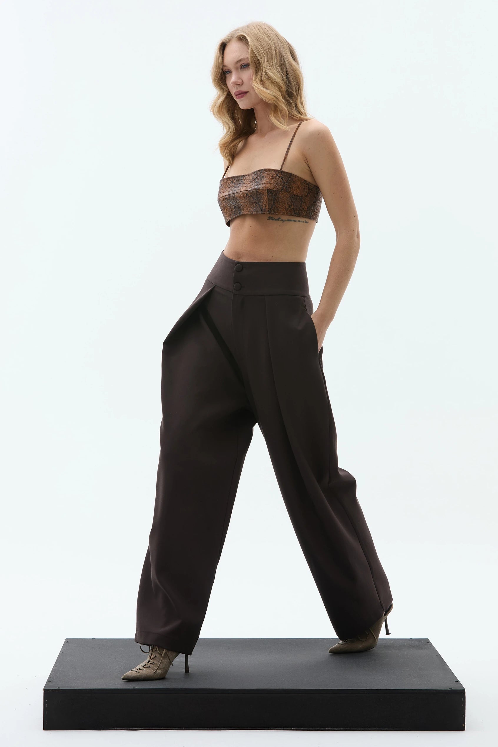 FRAME BALOONFIT KAHVERENGİ PANTOLON
