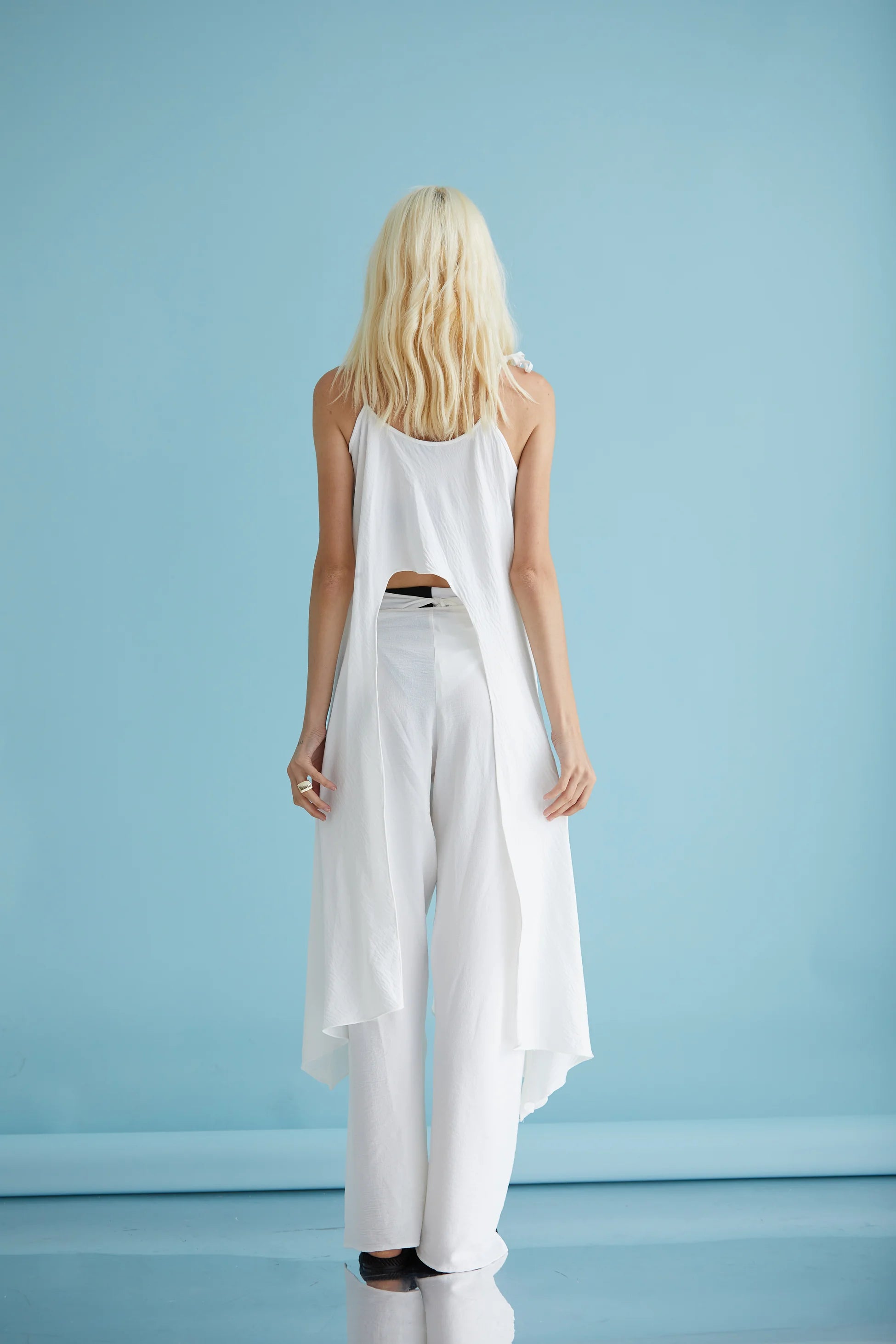 BLANCA BOW BEYAZ PANTOLON