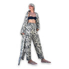 ZEBRA MAKSİ KİMONO