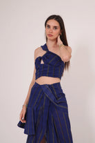 FLIRTY KETEN ÇİZGİLİ TOP