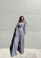 OVERSIZED TRENCH TULUM ANTRASİT