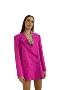 JACKIE EKSTRA OVERSIZE PEMBE BLAZER CEKET
