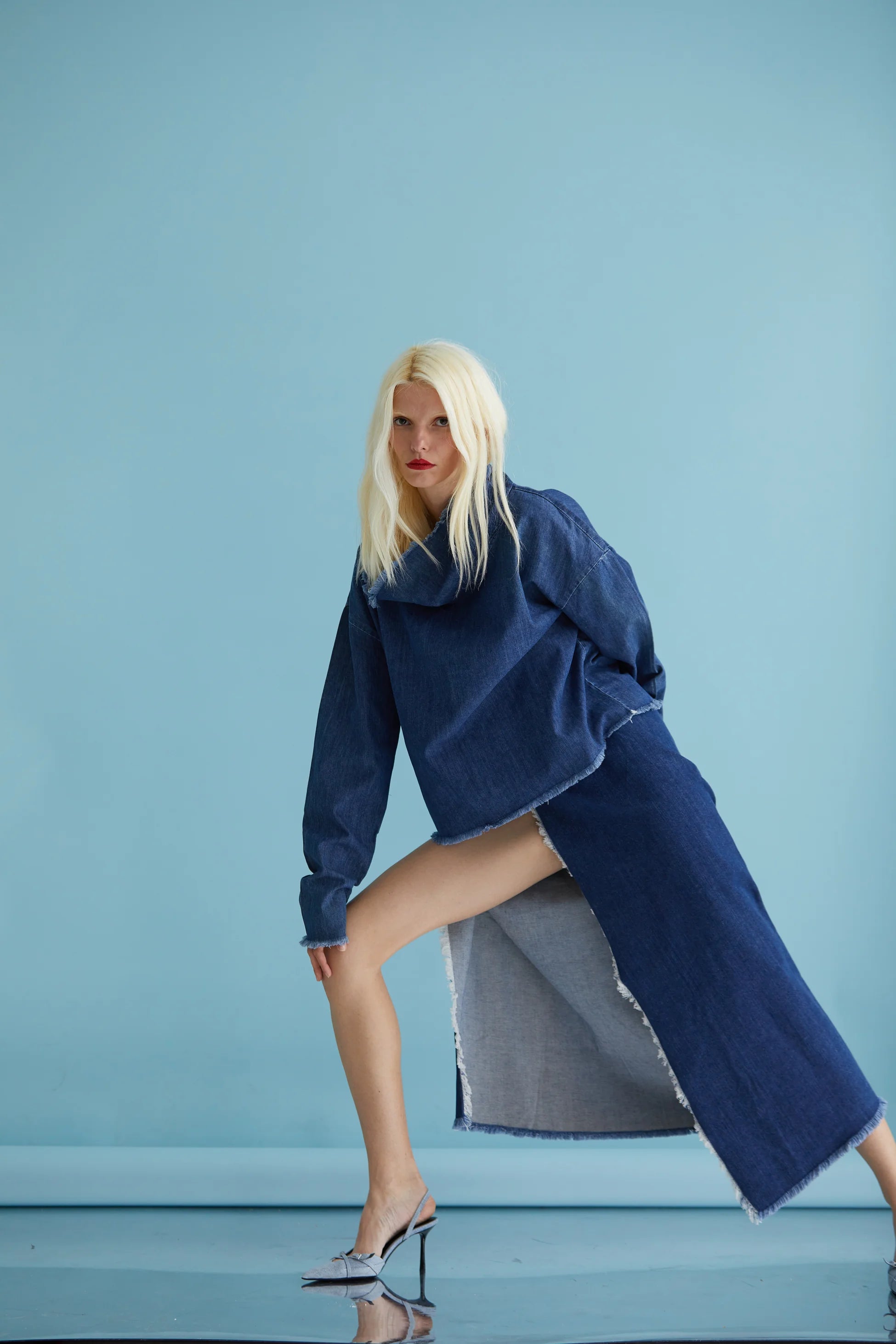 3T DENIM SWEATSHIRT