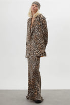 ELİ LEOPAR DESENLİ OVERSIZE BLAZER