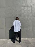 SWEAT SUIT OVERSIZED MANŞET DETAYLI GÖMLEK