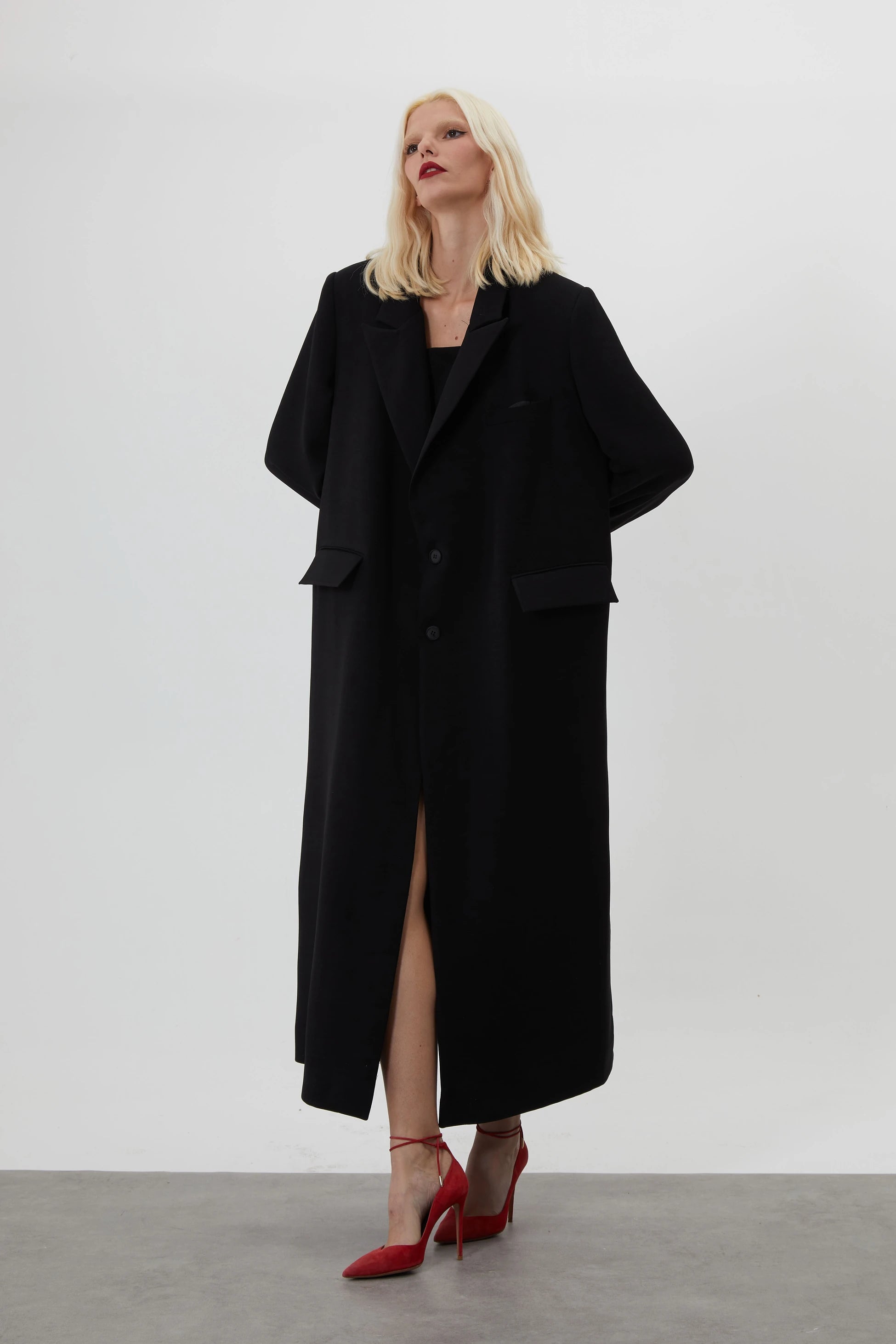 ELI ÖZEL DİKİM MAXI BLAZER