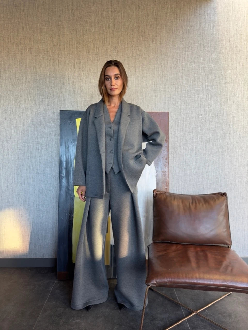 LUI KAUÇUK BLAZER CEKET
