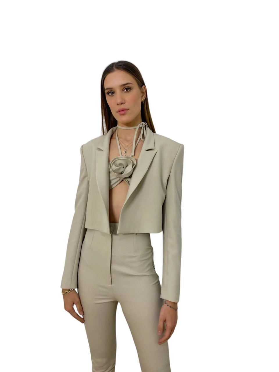 SPENCER CROP BLAZER CEKET