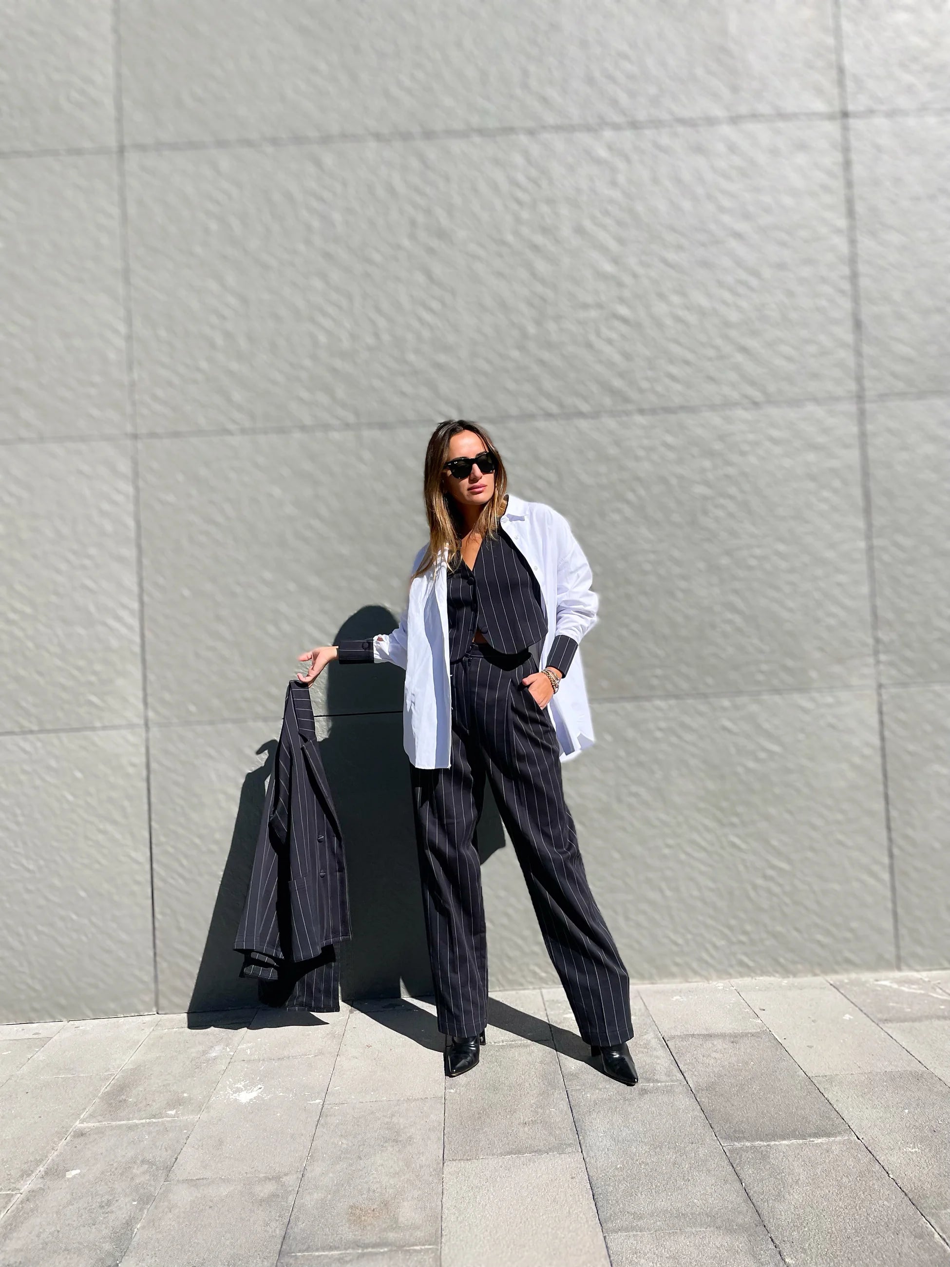 SWEAT SUIT OVERSIZED MANŞET DETAYLI GÖMLEK