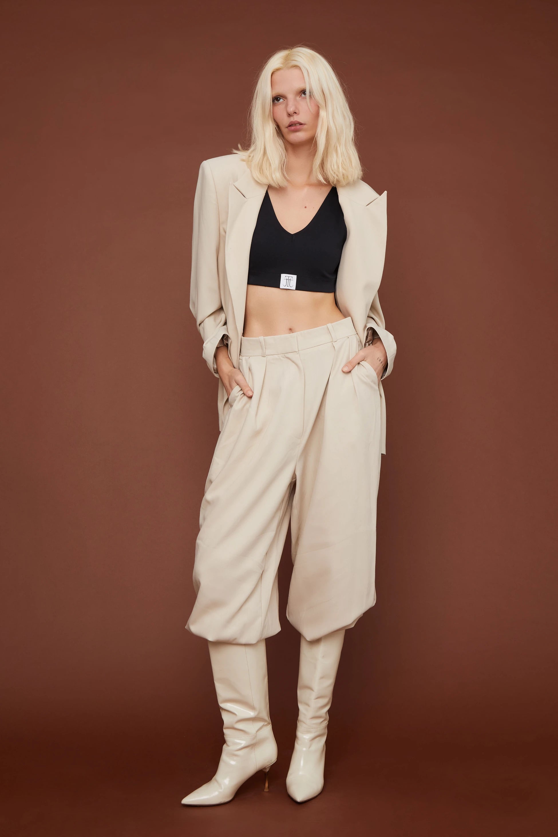 POSH KREM RENGİ PANTOLON