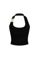 FORM HALTER YAKA LOGOLU CROP TOP