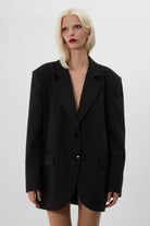 ELI SİYAH OVERSIZE BLAZER CEKET