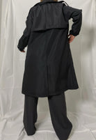 SİYAH KLASİK TRENCH COAT
