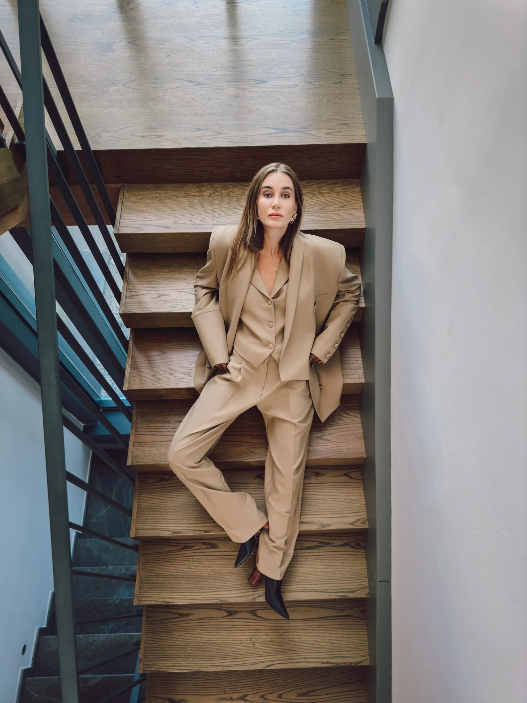 CLARE EKSTRA OVERSIZE ÖZEL DİKİM BLAZER CEKET