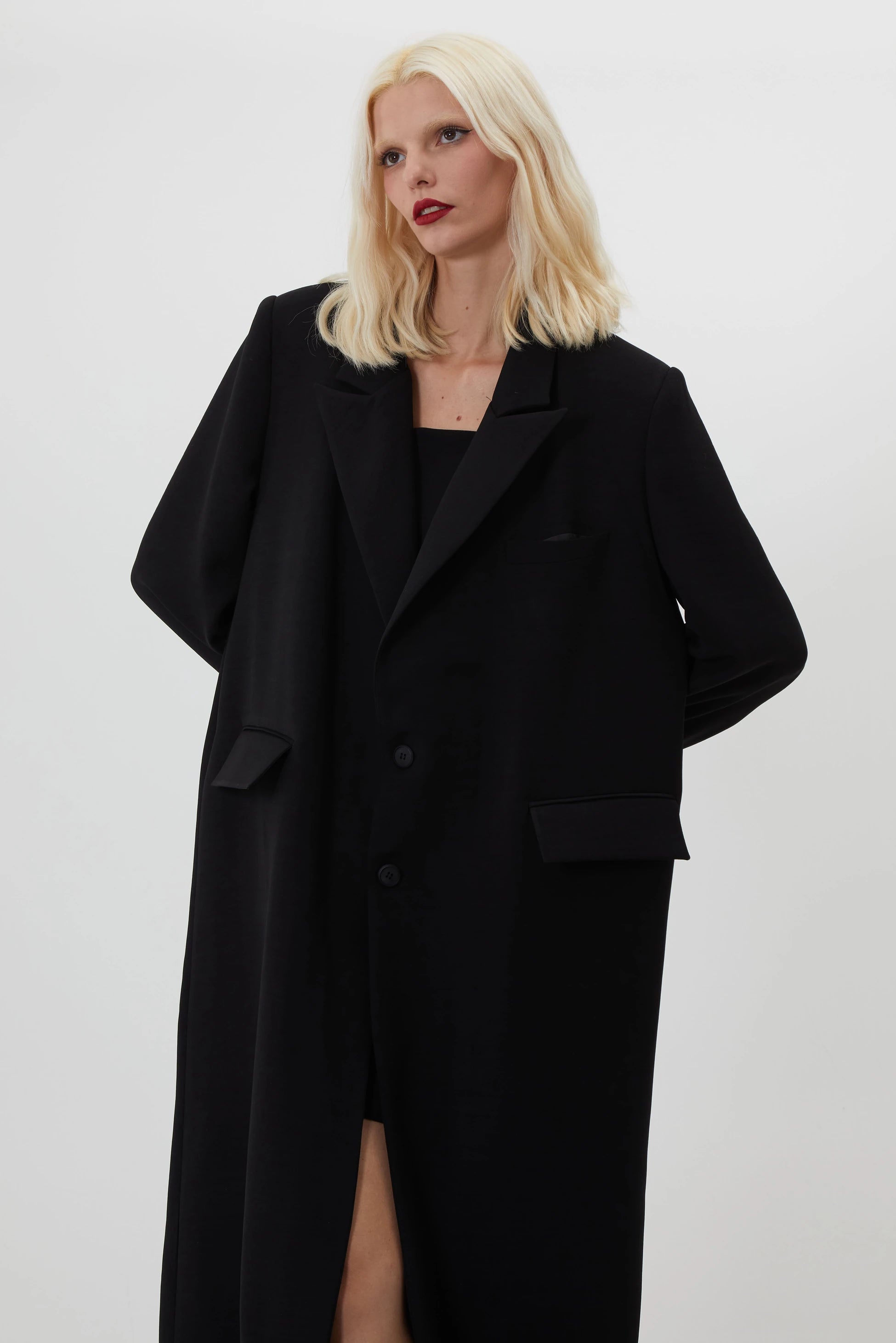 ELI ÖZEL DİKİM MAXI BLAZER