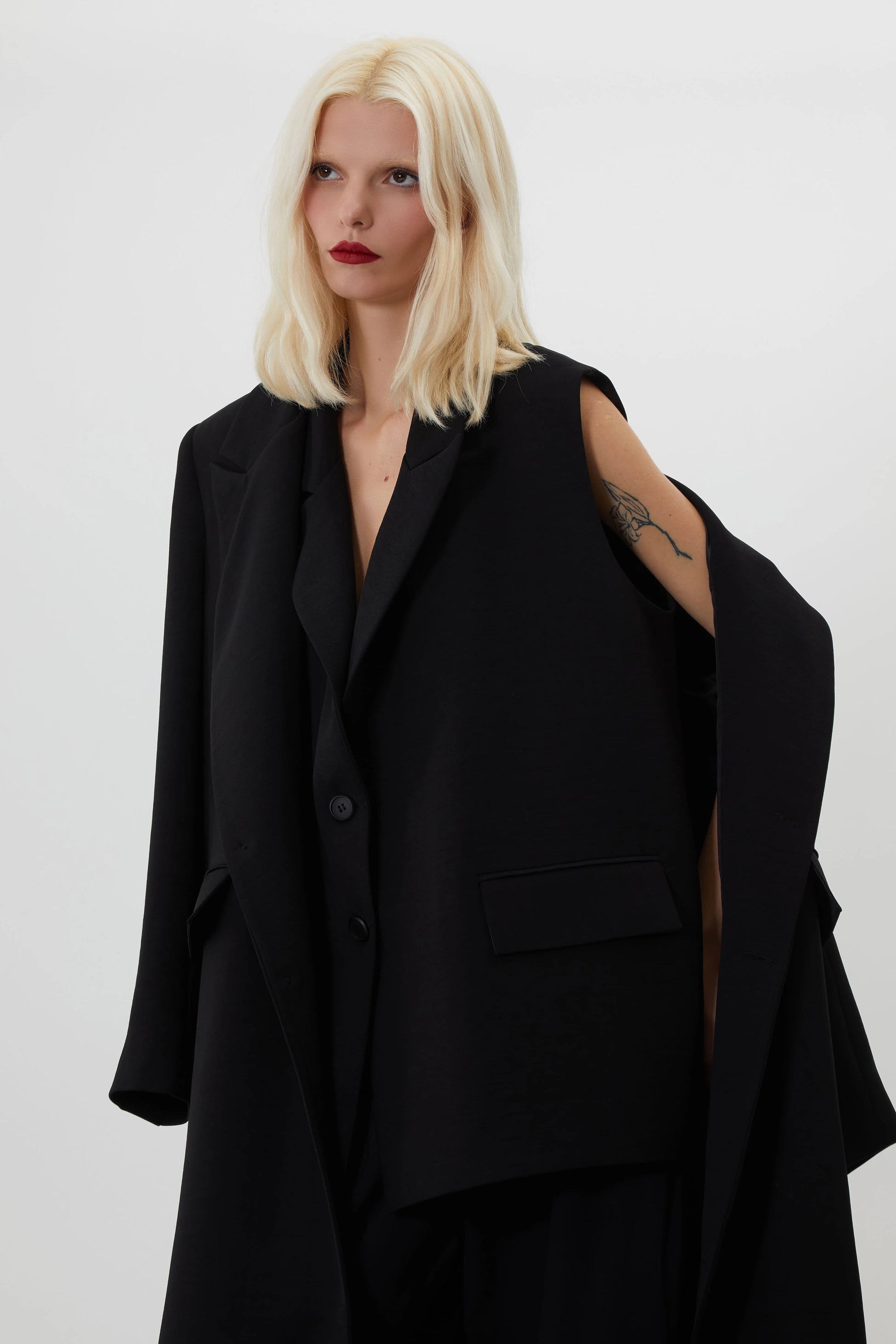 ELI ÖZEL DİKİM MAXI BLAZER