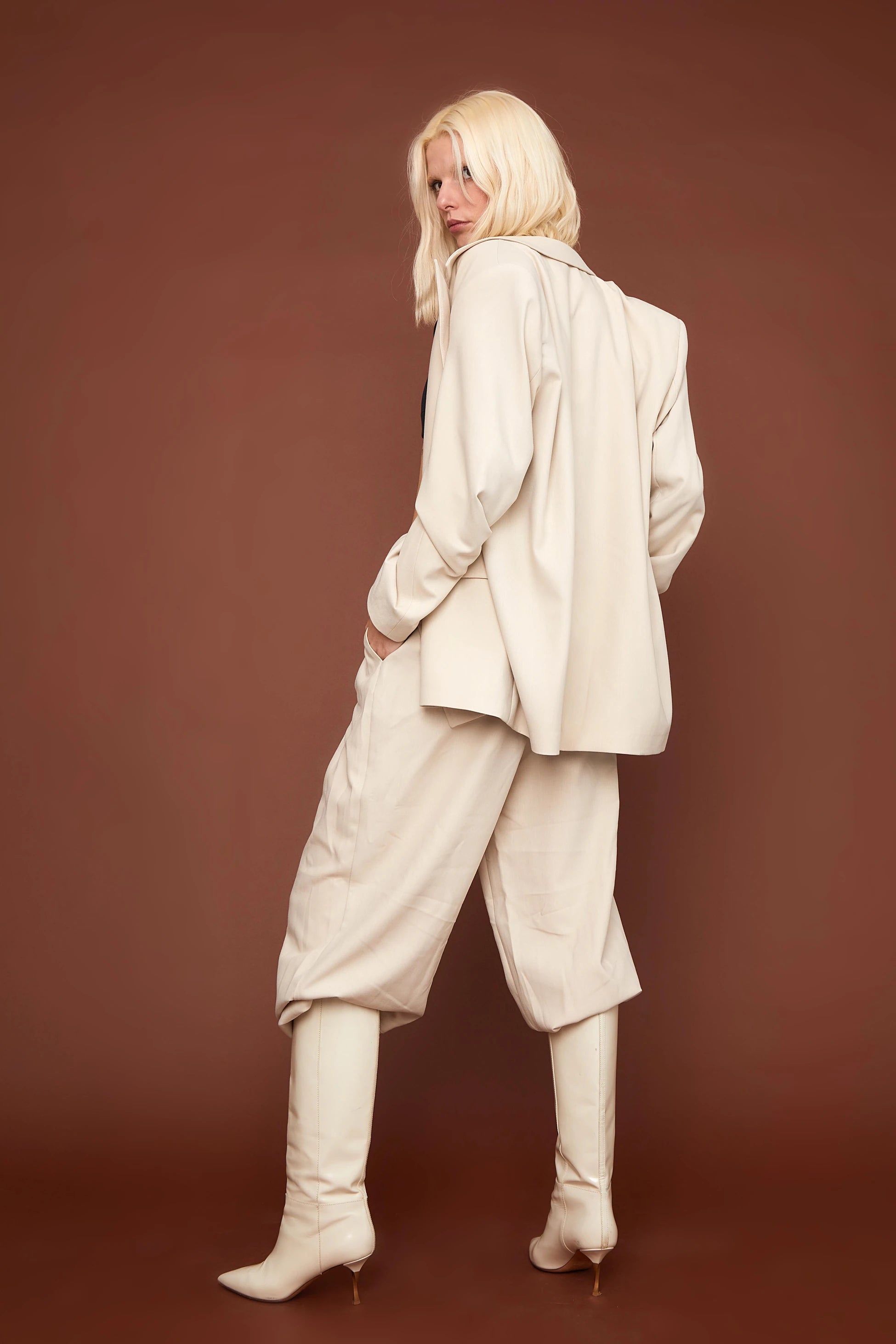 POSH KREM RENGİ PANTOLON